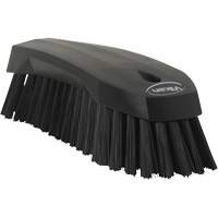 Large Angled Hand Brush, Stiff Bristles, 8" Long, Black NRZ Safety Inc.