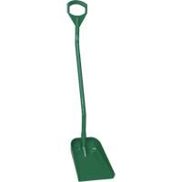 Pelle ergonomique &agrave; lame r&eacute;duite, Longueur de 50", Plastique, Vert NRZ Safety Inc.