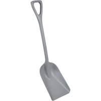 Pelle monobloc perceptible par d&eacute;tecteur de m&eacute;tal, Lame 10" x 14", Longueur de 37-1/2", Plastique, Gris NRZ Safety Inc.