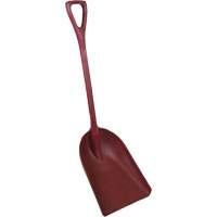 Pelle monobloc perceptible par d&eacute;tecteur de m&eacute;tal, Lame 13-3/4" x 17", Longueur de 42-1/2", Plastique, Rouge NRZ Safety Inc.
