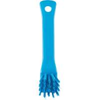 Brush with Scraping Edge, Stiff Bristles, 6" Long, Blue NRZ Safety Inc.