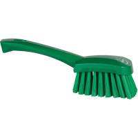 Short-Handled Washing Brush, Soft Bristles, 10-1/2" Long, Green NRZ Safety Inc.