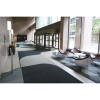 Supreme Knob Entrance Matting, Wiper/Scraper, 6-1/2' x 75-1/2' x 7/16", Charcoal NRZ Safety Inc.