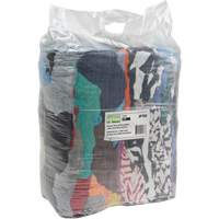 Recycled Material Wiping Rags, Cotton, Mix Colours, 25 lbs. NRZ Safety Inc.