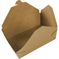 Kraft Take Out Food Containers, Corrugated, Rectangular NRZ Safety Inc.