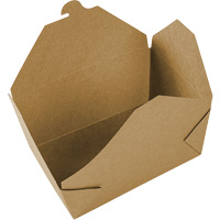 Kraft Take Out Food Containers, Corrugated, Rectangular NRZ Safety Inc.