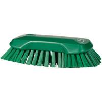 Hand Brush, Extra Stiff Bristles, 9-1/10" Long, Green NRZ Safety Inc.