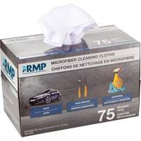 Washable Cleaning Cloths, Microfibre, White NRZ Safety Inc.