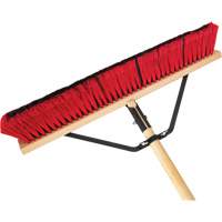 Balai-brosse &agrave; manche renforc&eacute;, 24", Moyen, Soies PVC NRZ Safety Inc.