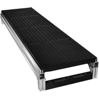 Trousse de plateforme de travail modulaire en aluminium lisse FOUNDATION, 18" la x 72" pr, Capacit&eacute; de 400 lb, Enti&egrave;rement soud&eacute; NRZ Safety Inc.