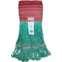 T&ecirc;te de vadrouille &agrave; bande large, Antimicrobien/Finition de plancher/Sp&eacute;cialis&eacute;, Coton/Rayonne/Synth&eacute;tique, Style Boucle NRZ Safety Inc.