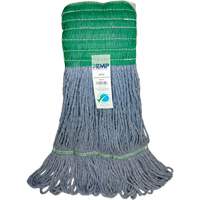 T&ecirc;te de vadrouille &agrave; bande large, Antimicrobien/Finition de plancher/Sp&eacute;cialis&eacute;, Coton/Rayonne/Synth&eacute;tique, Style Boucle NRZ Safety Inc.