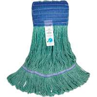 T&ecirc;te de vadrouille &agrave; bande large, Antimicrobien/Finition de plancher/Sp&eacute;cialis&eacute;, Coton/Rayonne/Synth&eacute;tique, Style Boucle NRZ Safety Inc.