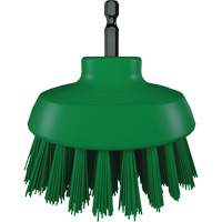 HyDrive Round Drill Brush, Extra Stiff Bristles, 3-1/10" Long, Green NRZ Safety Inc.