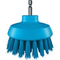 HyDrive Round Drill Brush, Extra Stiff Bristles, 3-1/10" Long, Blue NRZ Safety Inc.