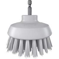 HyDrive Round Drill Brush, Extra Stiff Bristles, 3-1/10" Long, White NRZ Safety Inc.
