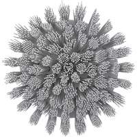 HyDrive Round Drill Brush, Extra Stiff Bristles, 3-1/10" Long, White NRZ Safety Inc.