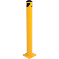 Borne, Acier, 42" h x 5-1/2" la, Jaune NRZ Safety Inc.
