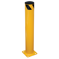 Butoir de s&eacute;curit&eacute;, Acier, 36" h x 5,5" la, Jaune NRZ Safety Inc.