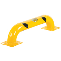Garde-corps &agrave; profil bas pour rayonnages, 3' la x 0,75' h, Jaune NRZ Safety Inc.