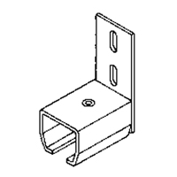 Curtain Partition Wall Mount End Connector NRZ Safety Inc.