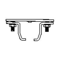 Ceiling Mount Curtain Partition Track Splicer NRZ Safety Inc.