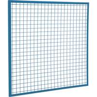 Wire Mesh Partition Components - Panels, 4' H x 4' W NRZ Safety Inc.