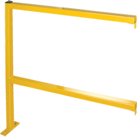 Perimeter Guards - Tubular Style, 46" W x 49-1/2" H, Yellow NRZ Safety Inc.