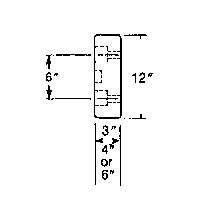 Butoirs de quai en caoutchouc moul&eacute;s, Caoutchouc, 30" la x 4" p x 10" h NRZ Safety Inc.