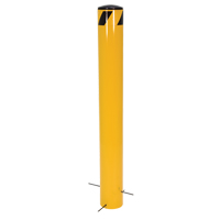 Bornes &agrave; couler, Acier, 36-1/2" h x 5-9/16" la, Jaune NRZ Safety Inc.