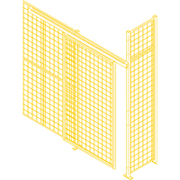 Wire Mesh Partition Components - Hardware NRZ Safety Inc.