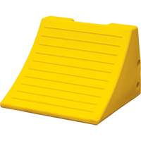 Heavy-Duty Wheel Chocks, Polyurethane, Safety Yellow, 15-1/10" W x 15" D x 11" H NRZ Safety Inc.