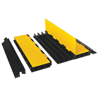 Yellow Jacket&reg; Cable Protector System, 3 Channels, 36" L x 18.5" W x 3" H NRZ Safety Inc.