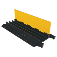 Yellow Jacket&reg; Heavy Duty Cable Protector, 3 Channels, 36" L x 18.5" W x 2.875" H NRZ Safety Inc.