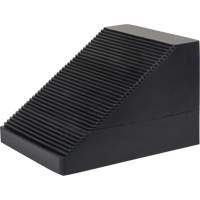 Wheel Chock, 10-5/8" x 8-5/8" x 7", Black NRZ Safety Inc.