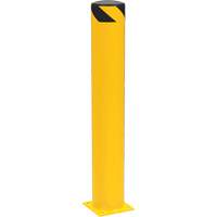 Bornes de s&eacute;curit&eacute; tubulaire, Acier, 42" h x 6-5/8" la, Jaune NRZ Safety Inc.