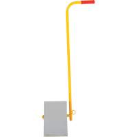 Aluminum Wheel Chock With Handle, 7" W x 11-7/8" D x 7-11/16" H NRZ Safety Inc.
