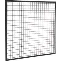 Wire Mesh Partition Panel, 4' H x 4' W NRZ Safety Inc.