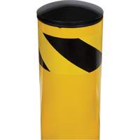 Safety Bollard, Steel, 36" H x 5-1/2" W, Yellow NRZ Safety Inc.