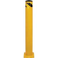 Butoir de s&eacute;curit&eacute;, Acier, 42" h x 5-1/2" la, Jaune NRZ Safety Inc.