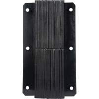 Laminated Dock Bumpers, Vertical, Rubber, 11" W x 4" D x 24" H NRZ Safety Inc.