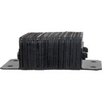 Laminated Dock Bumpers, Horizontal, Rubber, 12" W x 4" D x 10" H NRZ Safety Inc.