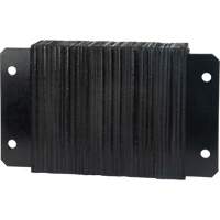 Laminated Dock Bumpers, Horizontal, Rubber, 18" W x 4" D x 12" H NRZ Safety Inc.