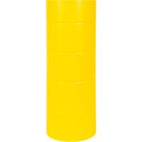 Capuchon en poly&eacute;thyl&egrave;ne pour borne de protection, 6-5/8" dia. x 60" l, Rouge/Jaune NRZ Safety Inc.