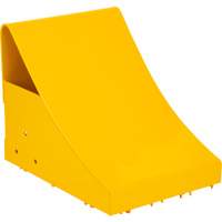 Ice Chocks, Steel, Yellow, 8-1/16" W x 10-5/8" D x 8-13/16" H NRZ Safety Inc.