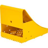 Ice Chocks, Steel, Yellow, 8-1/16" W x 10-5/8" D x 8-13/16" H NRZ Safety Inc.