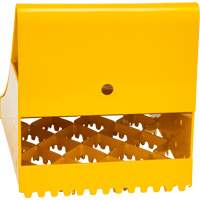 Ice Chocks, Steel, Yellow, 8-1/16" W x 10-5/8" D x 8-13/16" H NRZ Safety Inc.