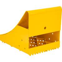 Ice Chocks, Steel, Yellow, 8-1/16" W x 10-5/8" D x 8-13/16" H NRZ Safety Inc.