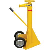 Cric &agrave; rochet pour remorque &agrave; capacit&eacute; statique de 100 000 lb, Cap. de levage 20 tonnes NRZ Safety Inc.