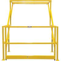 Mezzanine Safety Gate, 70" L x 77" H, 78" Raised, Yellow NRZ Safety Inc.